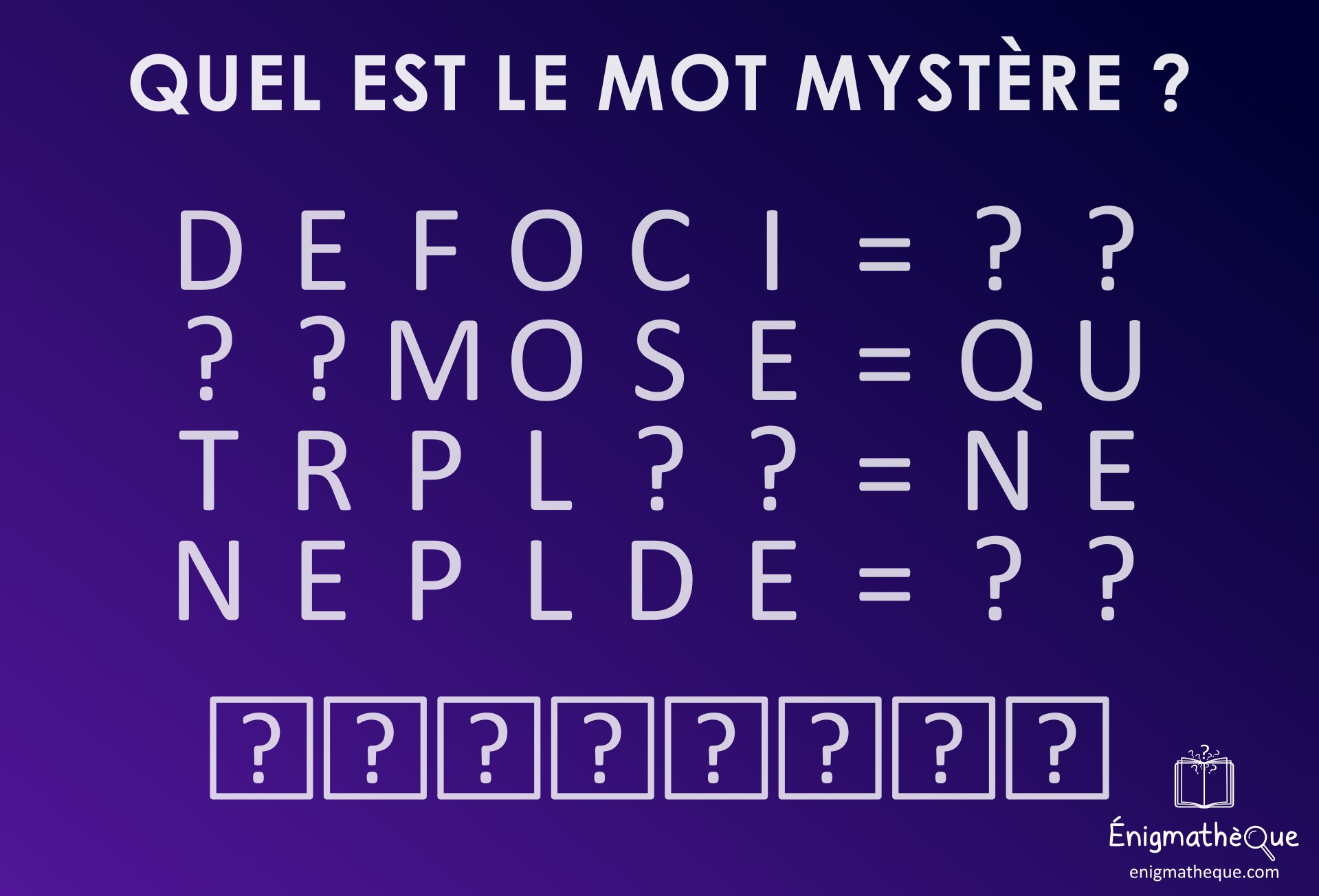 Mot mystère