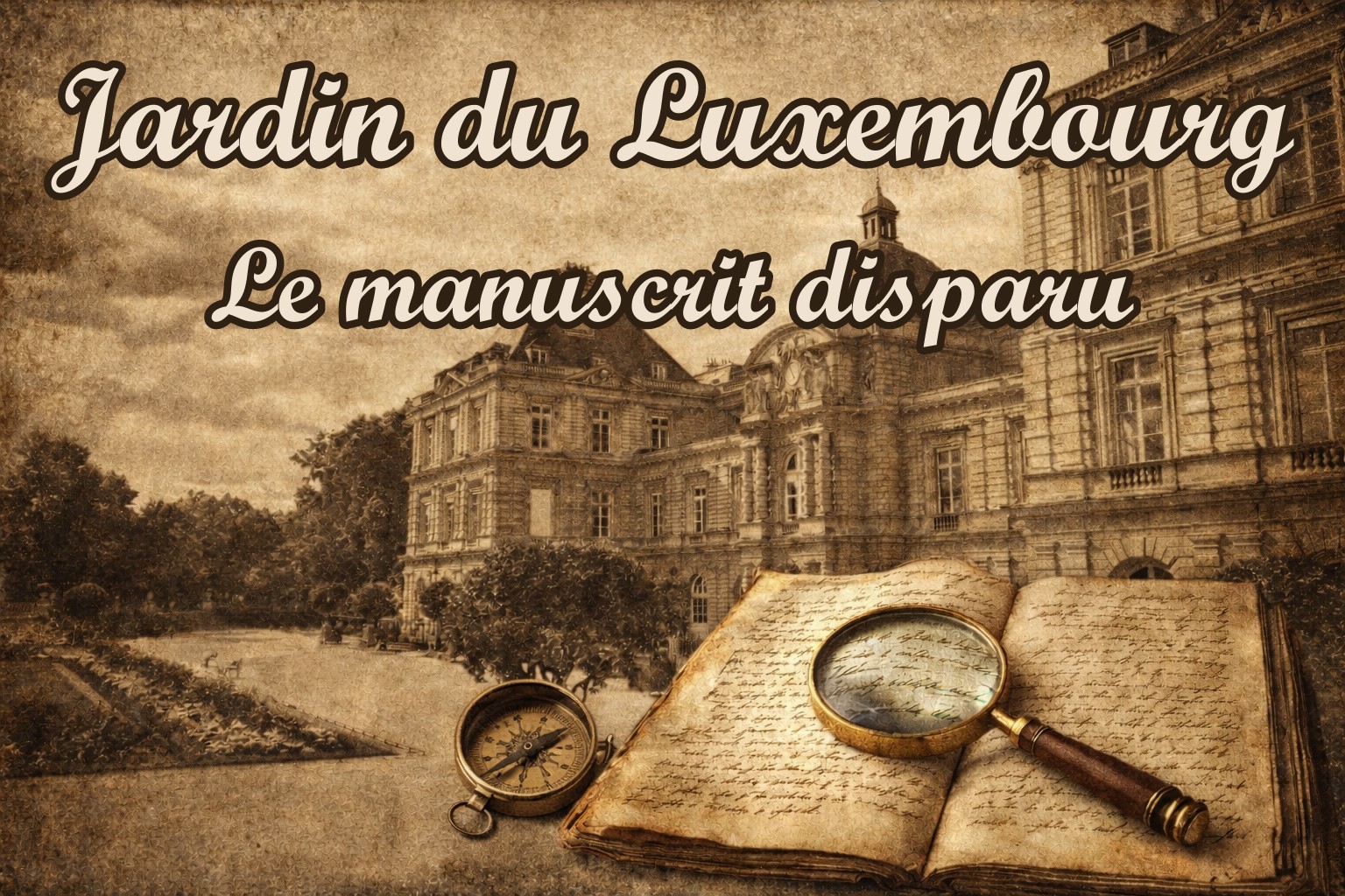 Jeu de piste - Jardin du Luxembourg : Le manuscrit disparu