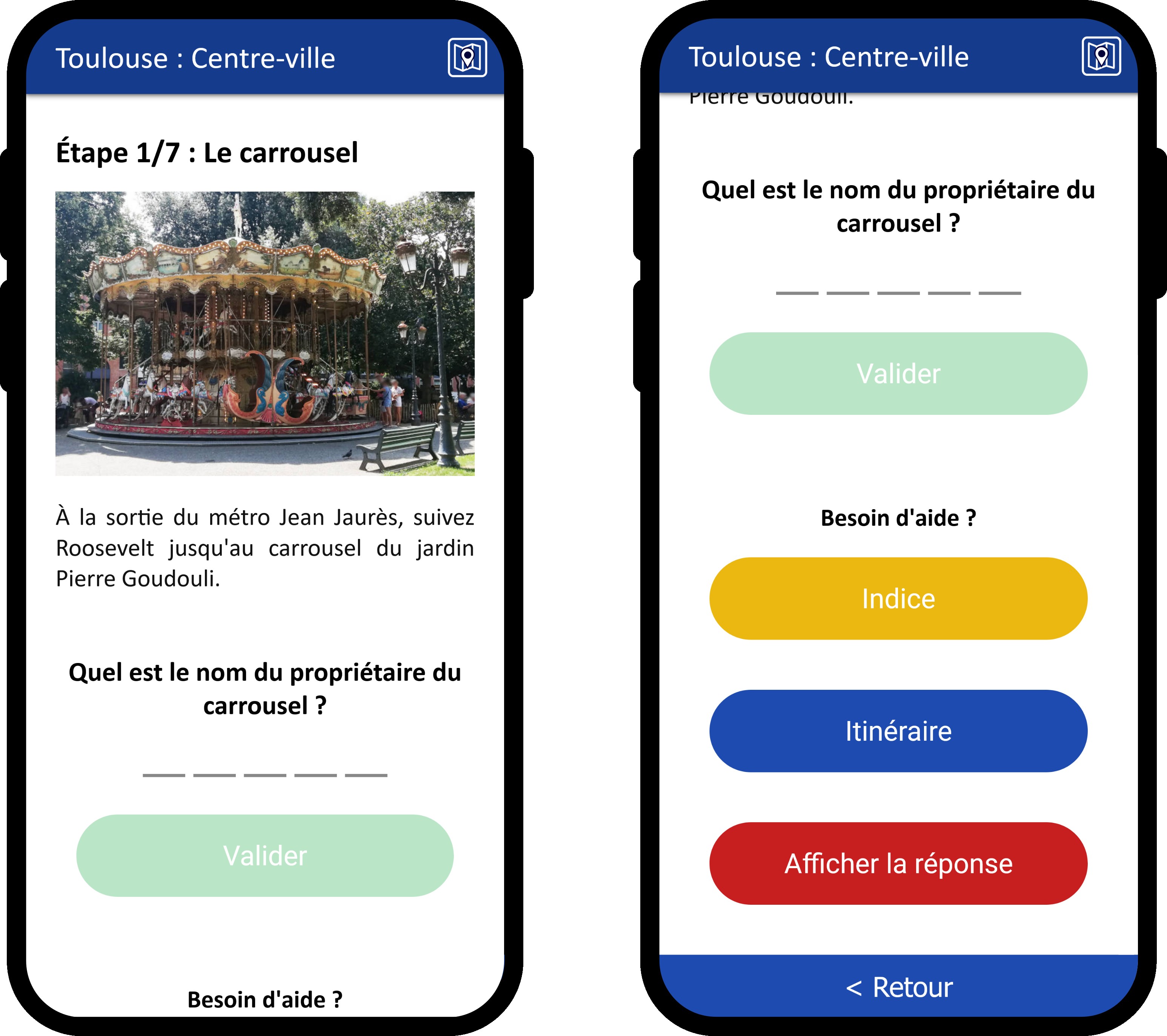 Exemple de page d'énigme