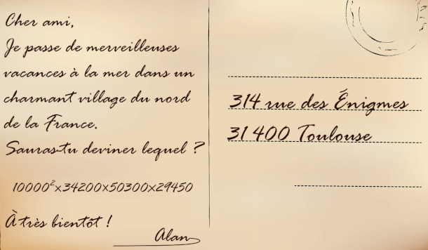 Carte postale Carte postale
